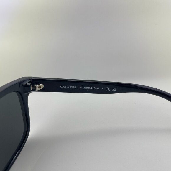 Black Coach Square Frame Sunglasses - Picture 9 of 11